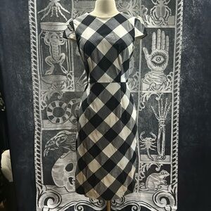 Betsey Johnson Black and White Checkered Dress